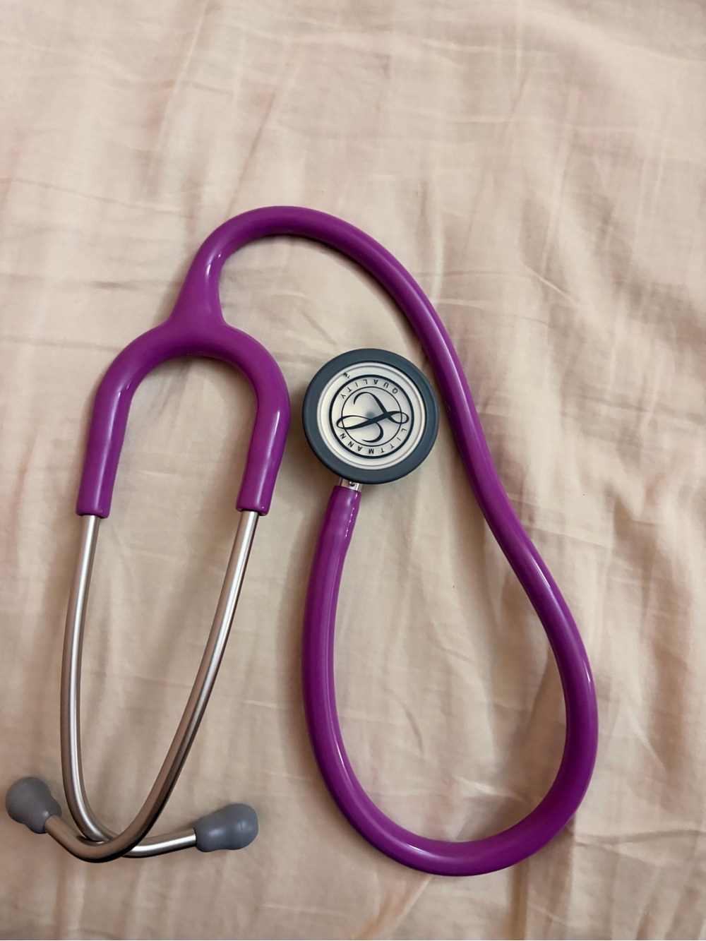 Purple Littmann classic 3 dual head